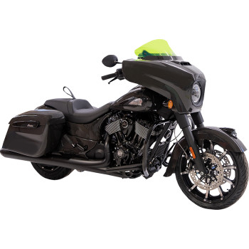 Klock Werks - Klock Werks Kolor Flare Windshield - 10in. - Green Ice - KWW-04-0634