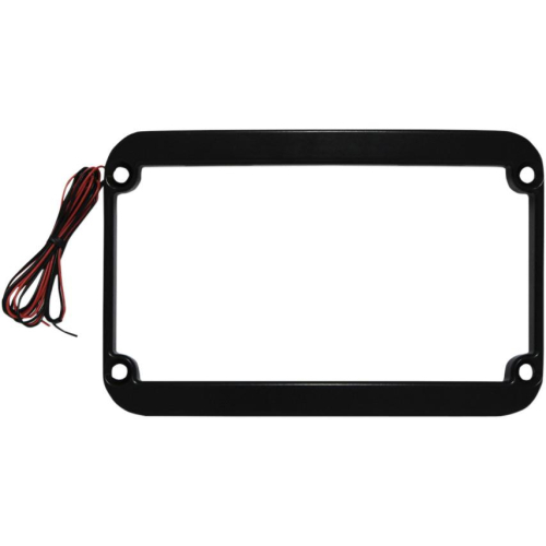 Klock Werks - Klock Werks Lighted License Plate Frame - Black - KWS-01-0088-B