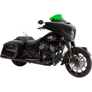 Klock Werks - Klock Werks Kolor Flare Windshield - 10in. - Green - KWW-04-0639