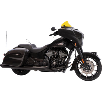 Klock Werks - Klock Werks Kolor Flare Windshield - 10in. - Yellow - KWW-04-0638