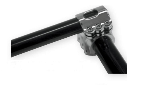Klock Werks - Klock Werks Klip Hanger Handlebar Kit - 5in. End Rise - Black/Chrome - KWH-04-9011-BC