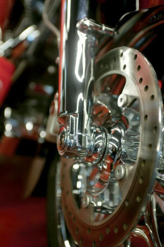 Klock Werks - Klock Werks Lower Fork Leg/Axle Caps - Chrome - KWS-01-0010-C