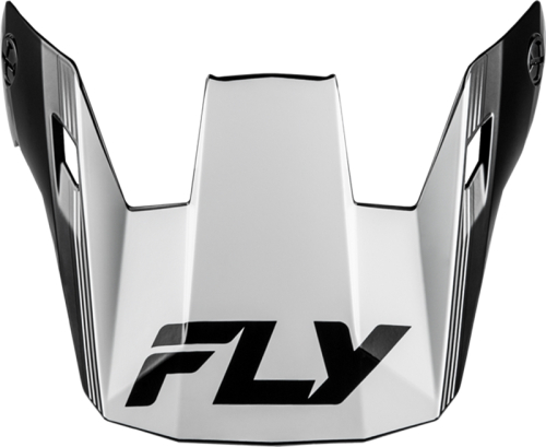 Fly Racing - Fly Racing Visor for Rayce Repeat Helmets - Black/White - XL - 73-8620VX