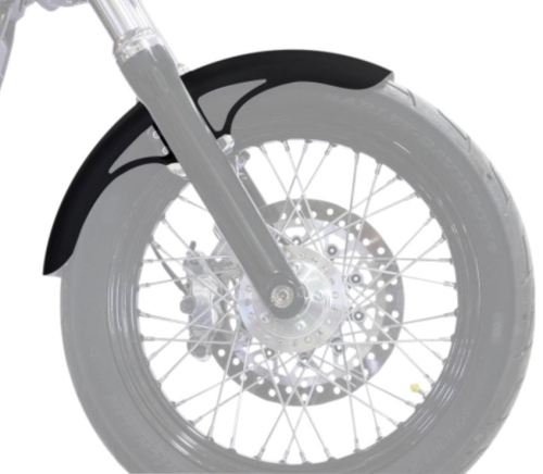 Klock Werks - Klock Werks Tire Hugger Series P-Tom Front Fender with Raw Mounting Blocks for 19in. Wheel - KWF-03-0014