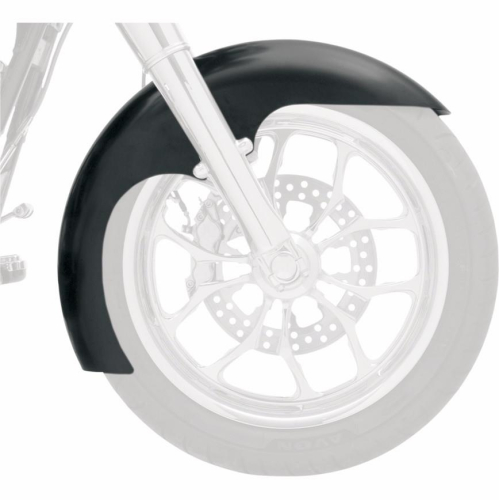 Klock Werks - Klock Werks Tire Hugger Series Level Front Fender with Raw Mounting Blocks for 19in. Wheel - KWF-03-0008