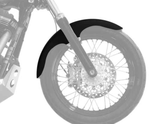 Klock Werks - Klock Werks Tire Hugger Series Klub Front Fender with Chrome Mounting Blocks for 19in. Wheel - KWF-03-0018