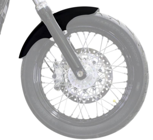 Klock Werks - Klock Werks Tire Hugger Series Top Hat Front Fender with Chrome Mounting Blocks for 19in. Wheel - KWF-03-0019
