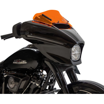 Klock Werks - Klock Werks Kolor Flare Windshield - 6.5in. - Orange Ice - KWW-01-0737