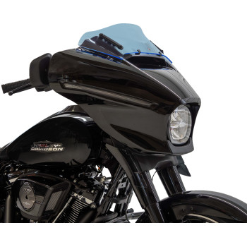 Klock Werks - Klock Werks Kolor Flare Windshield - 6.5in. - Blue Ice - KWW-01-0740