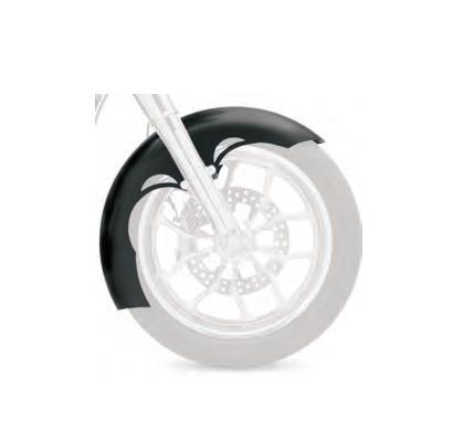 Klock Werks - Klock Werks Tire Hugger Series Tude Front Fender with Mounting Blocks for 21in. Wheel - KWF-01-0107-2014