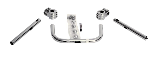 Klock Werks - Klock Werks Klip Hanger Handlebar Kit - 5in. Hanger - Chrome/Chrome - KWH-04-0347