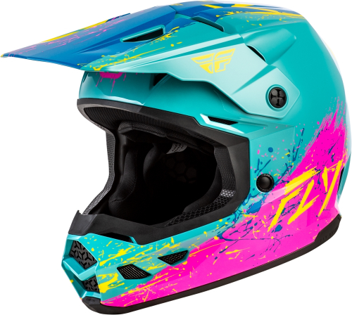 Fly Racing - Fly Racing Kinetic Drip Youth Helmet - 73-8680YL
