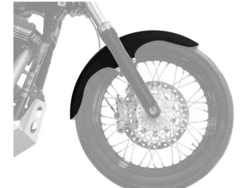 Klock Werks - Klock Werks Tire Hugger Series Klub Front Fender for 19in. Wheel - KWF-03-0004
