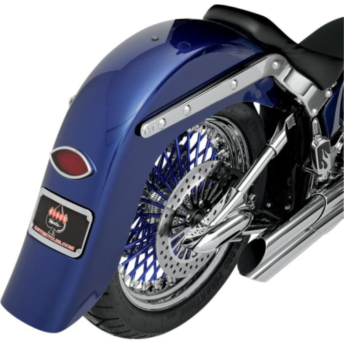 Klock Werks - Klock Werks Builder Series 4in. Stretched Smooth Rear Fender - KWF-02-0401
