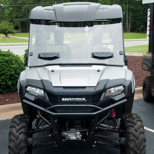 Seizmik - Seizmik 2-Side Hard Coated Polycarbonate Versa-Vent Windshield - 50-25033KIT