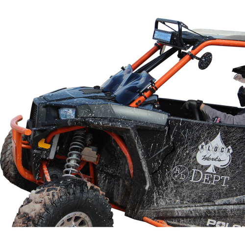 Klock Werks - Klock Werks Flare Windshield Kit - Dark Smoke - KWW-05-0426