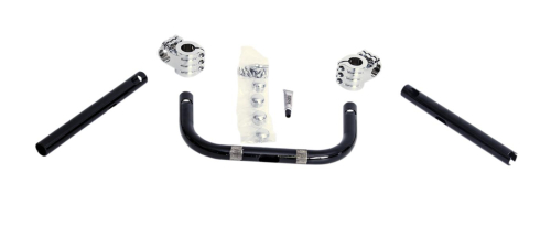 Klock Werks - Klock Werks Klip Hanger Handlebar Kit - 5in. Hanger - Black/Chrome - KWH-04-0348