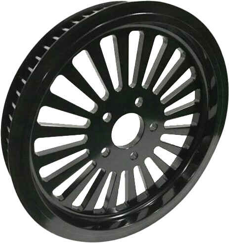 HardDrive - HardDrive Full Spoke Billet Pulley - Black - 70T x 11/2in. - 032-322