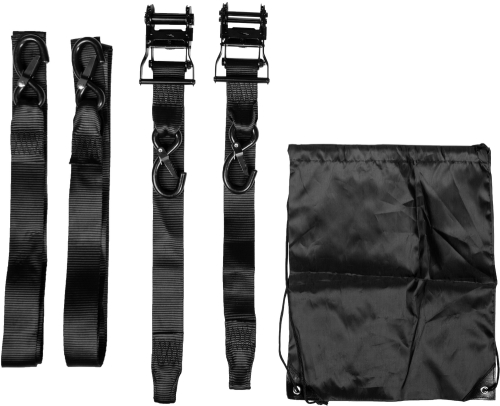 Fire Power - Fire Power 2in. Ratchet Tie-Down with Soft-Tie - Black - 29-13091