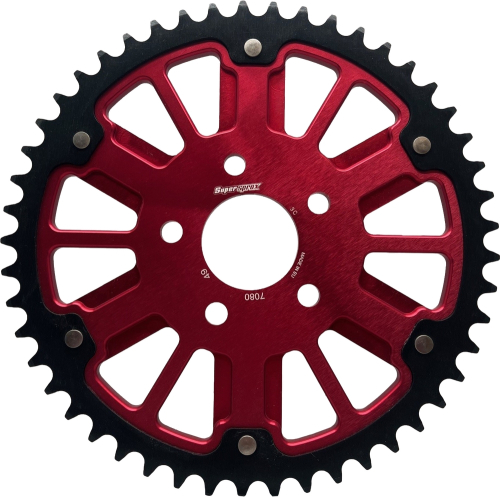 Supersprox - Supersprox Stealth Sprocket - 51T - Red - RST-7080:51-RED
