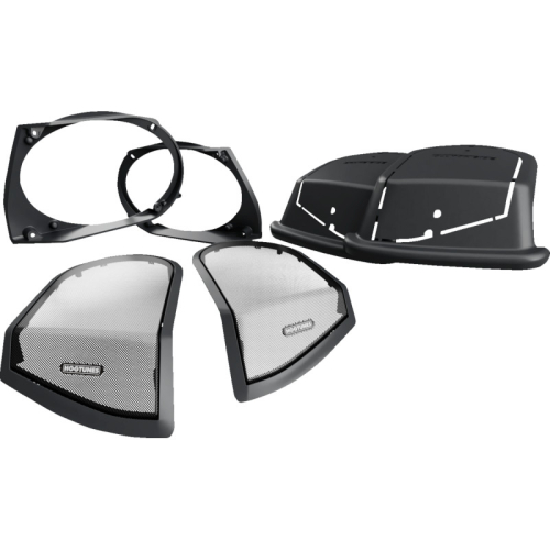 Hogtunes - Hogtunes Retro Cut-In Speaker LID Kit without Speakers - Retro Lid-AA