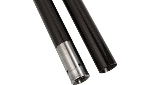 Custom Cycle - Custom Cycle 49mm Black Carbon Fiber Fork Tubes - 24.50in. - 716009