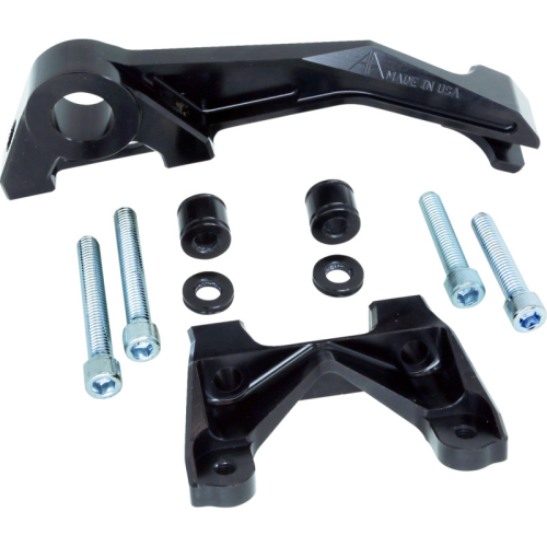 Alloy Art - Alloy Art Multi Rear Brake Super Sport Caliper Mount - Black - MCRB2-2