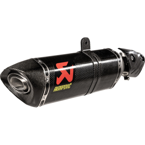 Akrapovic - Akrapovic Slip-On Motorcycle Muffler - Single Carbon Muffler w/ Carbon End Cap - S-K6SO7-HZC/3