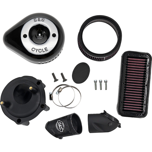 S&S Cycle - S&S Cycle Stealth Air Cleaner Kit - Black - 170-0777