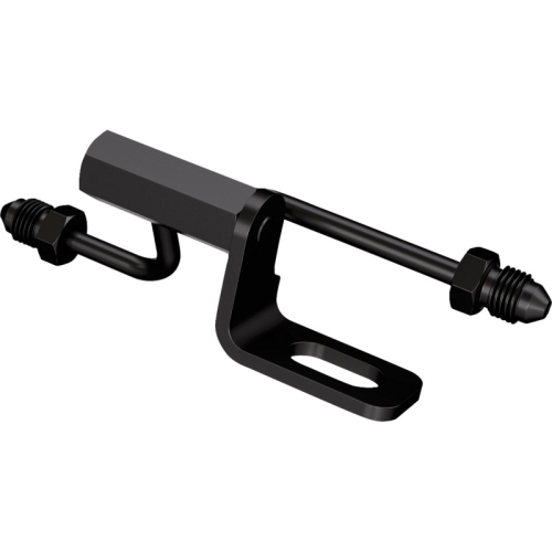 Goodridge - Goodridge Rear Brake Tee with Brake Light Switch Mount - 1/8in. NPT Threads - Black - PMCHD-021ZBK