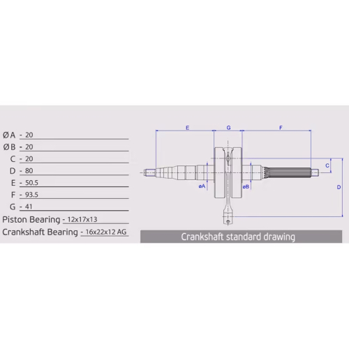 Athena - Athena Crankshaft - 068914