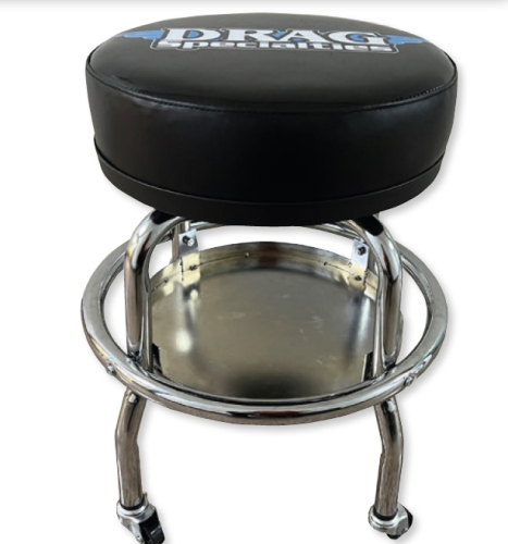 Drag Specialties - Drag Specialties Mechanic Stool with Drag Logo - 9905-0228