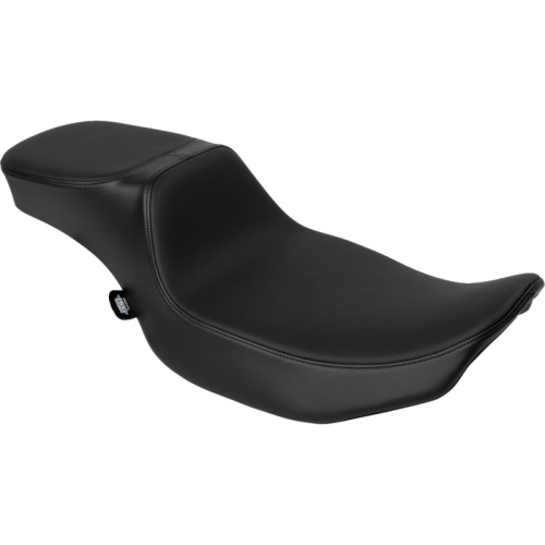 Drag Specialties - Drag Specialties Performance Predator 2-Up Seat with Extended Reach - Smooth - Solar-Reflective Leather - 0801-1944