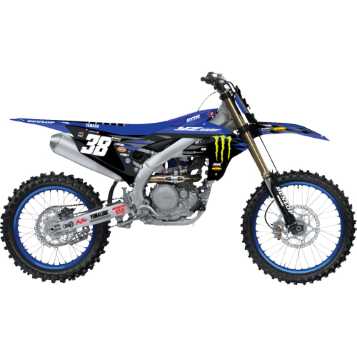 DCOR - DCOR 2025 Monster Energy Complete Graphic Kit - Black Background - 20-50-155