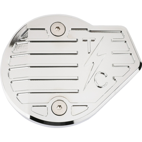Thrashin Supply Company - Thrashin Supply Company Cam Timing Cover - Chrome Finned - TSC-3029-3