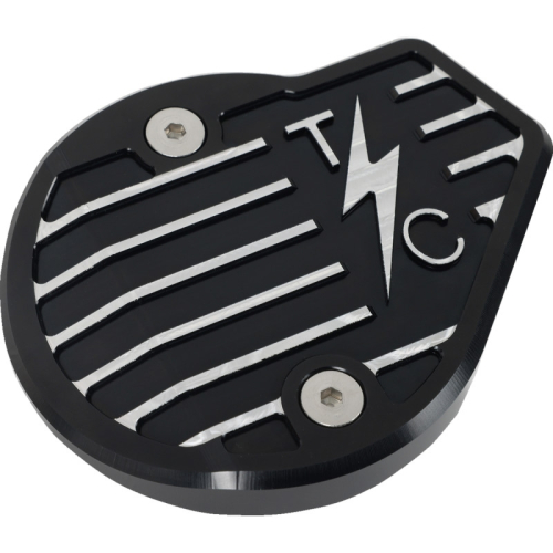Thrashin Supply Company - Thrashin Supply Company Cam Timing Cover - Black Smooth - TSC-3029-4