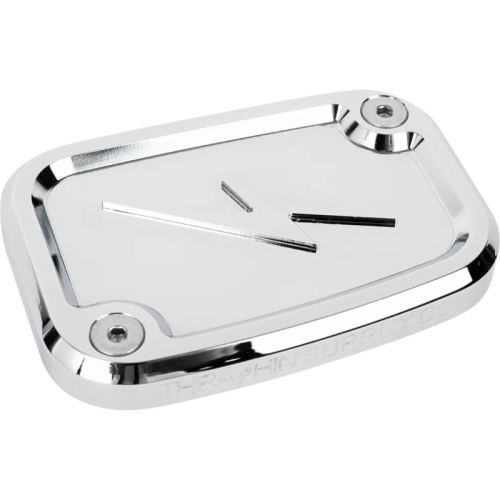 Thrashin Supply Company - Thrashin Supply Company Front Brake Master Cylinder Cover - Chrome - TSC-3176-3