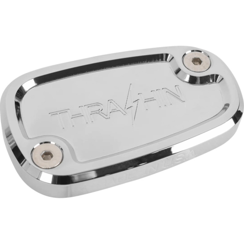 Thrashin Supply Company - Thrashin Supply Company Rear Brake Master Cylinder Cover - Chrome - TSC-3177-3