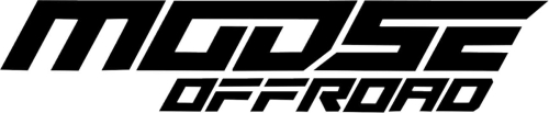 Moose Offroad - Moose Offroad Moose Corporate Stacked Decal - Black - 1.22in. H x 5.5in. L - 10pk - 4320-2633