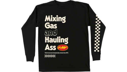 FMF Racing - FMF Racing World Famous Long-Sleeve T-Shirt - HO24119900BLKMD