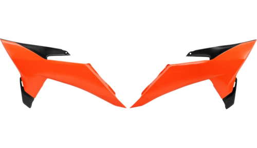 UFO Plastics - UFO Plastics Replacement Radiator Shrouds - Fluorescent Orange - KT05025#FFLU