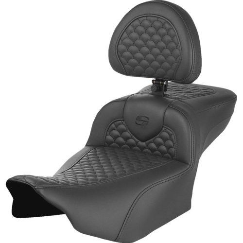 Saddlemen - Saddlemen Extended Reach Roadsofa DS Seat with Drivers Backrest - 823-07-209B0