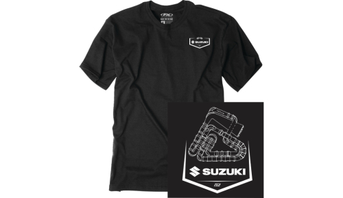 Factory Effex - Factory Effex Suzuki Track T-Shirt - 28-87402