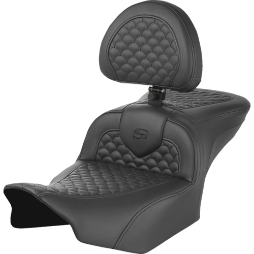 Saddlemen - Saddlemen Roadsofa DS Seat with Drivers Backrest - 823-07-208B0