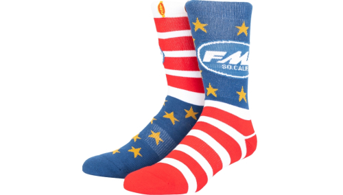 FMF Racing - FMF Racing Flagged Socks - FA24194903