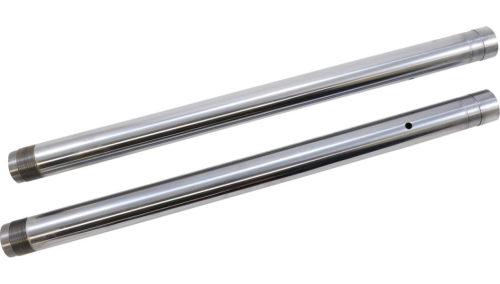 Custom Cycle - Custom Cycle 43mm Hard Chrome Inverted Fork Tubes - +2in. - 719130