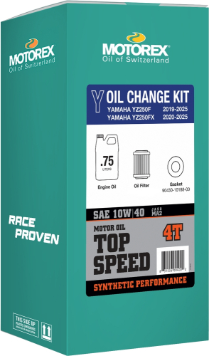 Motorex - Motorex Top Speed Oil Change Kits - 0.75L - 10W/40 - 311243