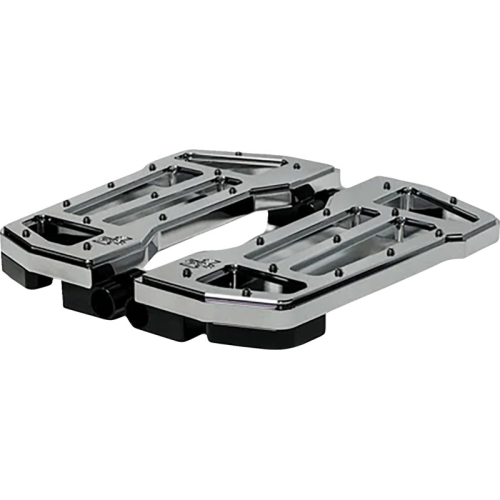 Pro-One Performance - Pro-One Performance 10in. Billet Driver Floorboards - Chrome - 500780