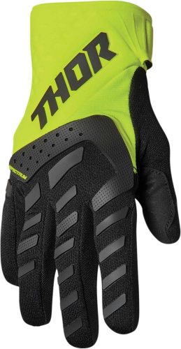 Thor - Thor Spectrum Youth Gloves - 3332-1621 - Black/Acid - Large
