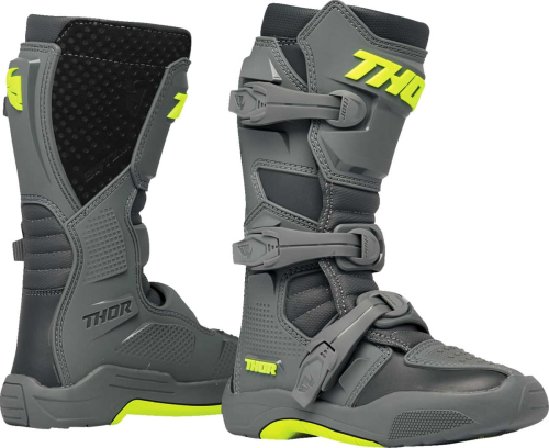 Thor - Thor Blitz XR Youth Boots - 3411-0740 - Gray/Charcoal - 3
